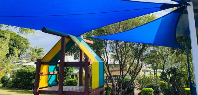 Built and natural shade working together