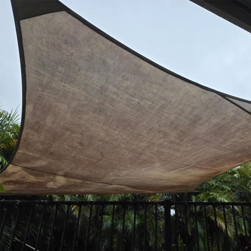 Shade Sail Cleaning Cream Shade Sail Before